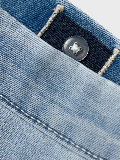 Name it: Lola: Noos collectie: wide jeans Light Blue Denim