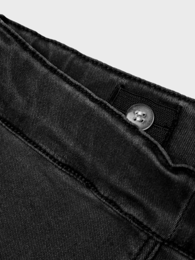 Name it: INDI: soft wide jeans black denim