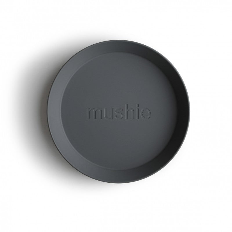 Mushie: set 2 borden rond smoke