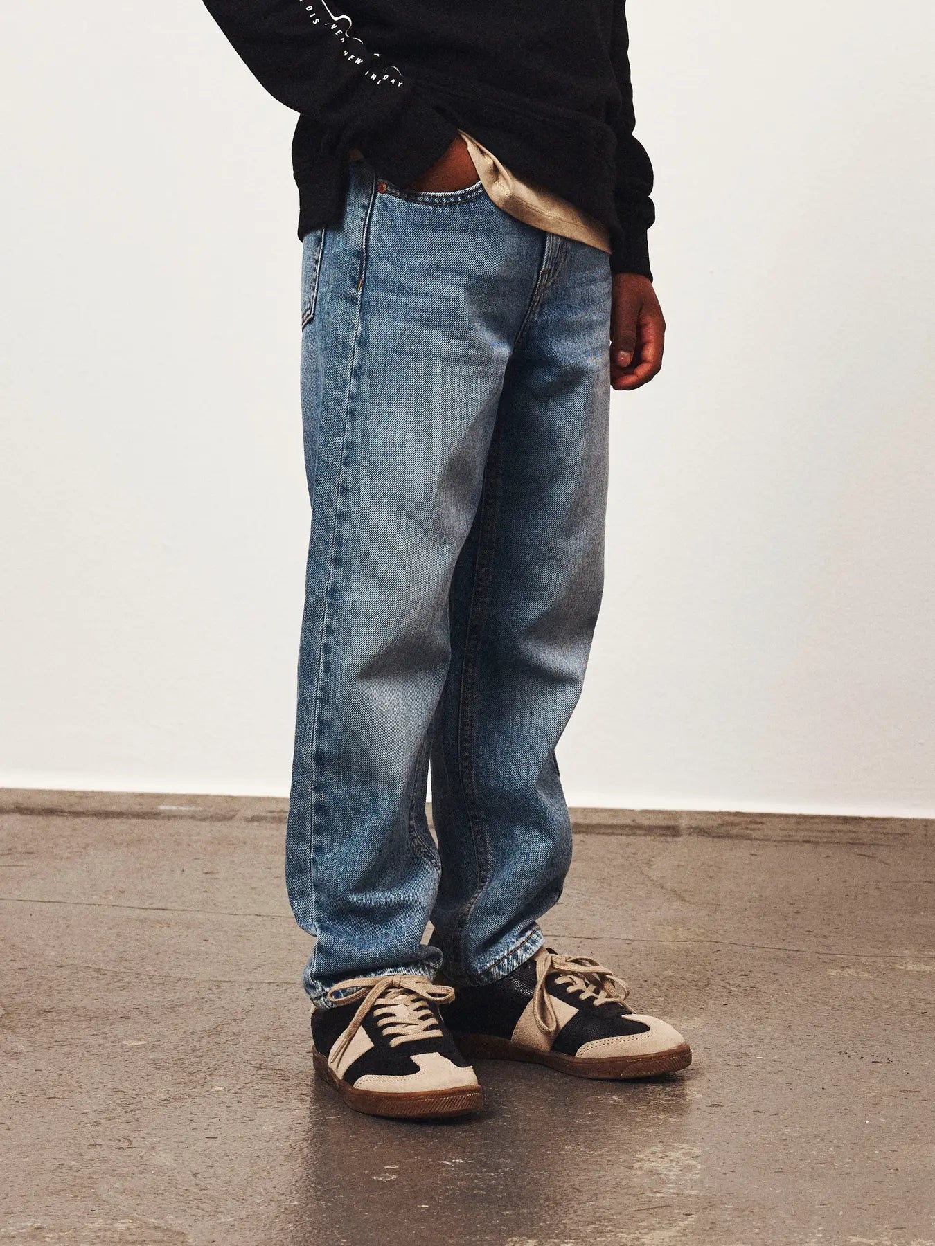 Name it: WIETSE: jeans straight : darrk blue denim