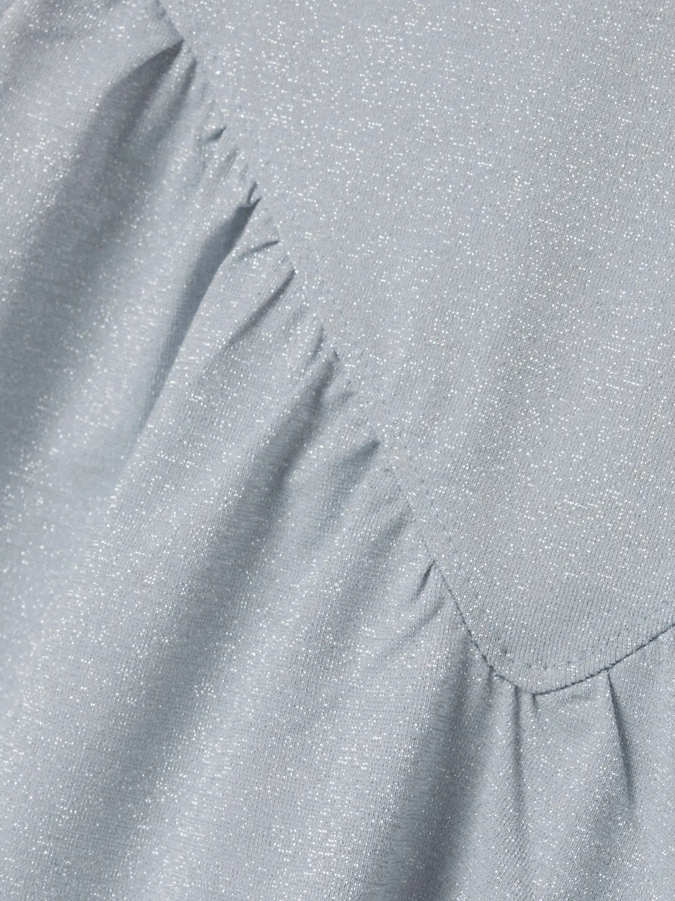 Name it: kleedje lila met fijne glitter blauw