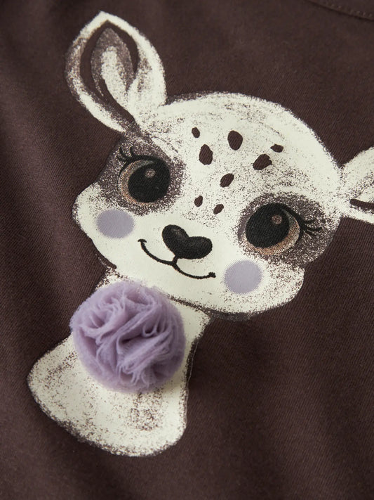 Name it: longsleeve deer chocolate