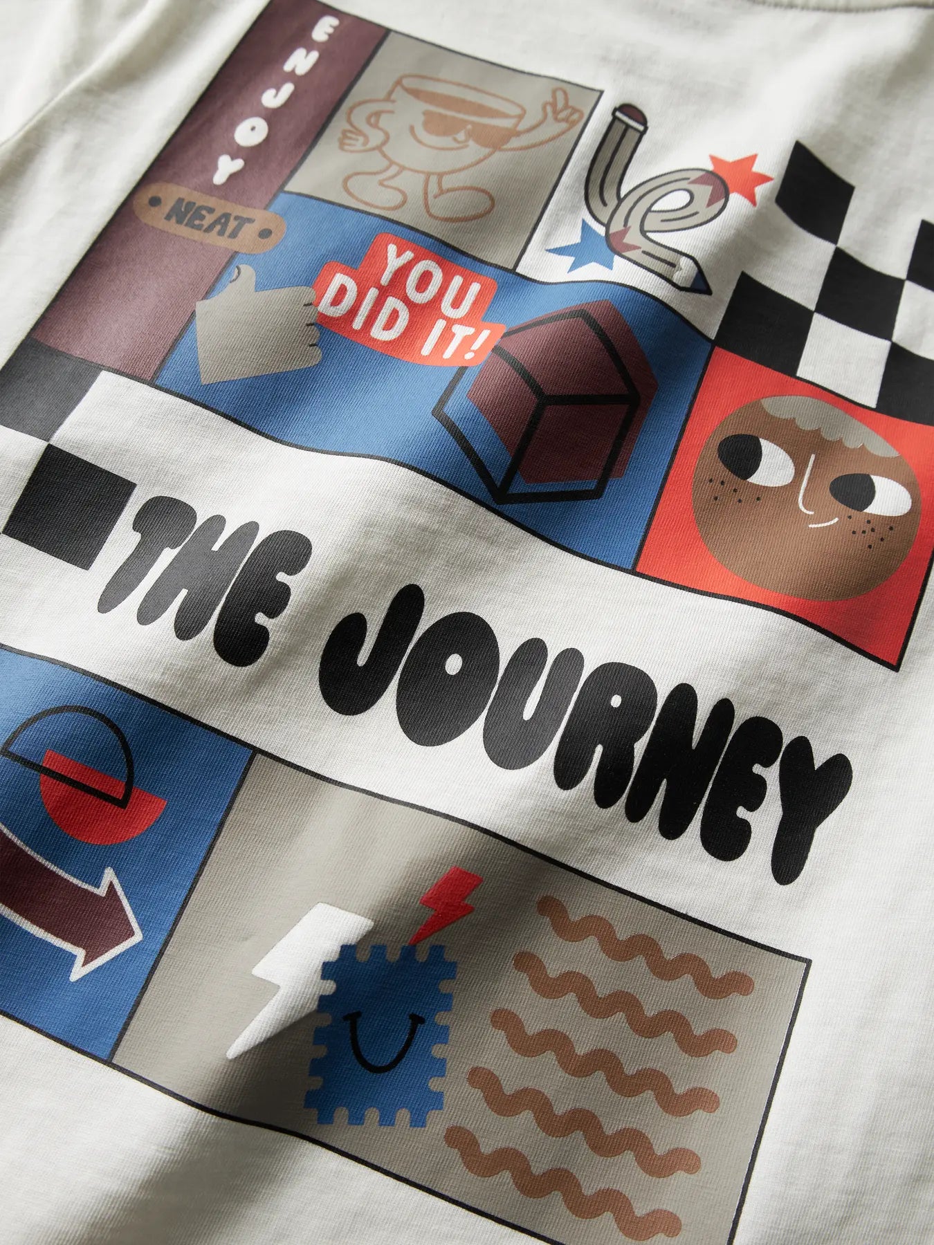 Name it: t-shirt " The journey" white