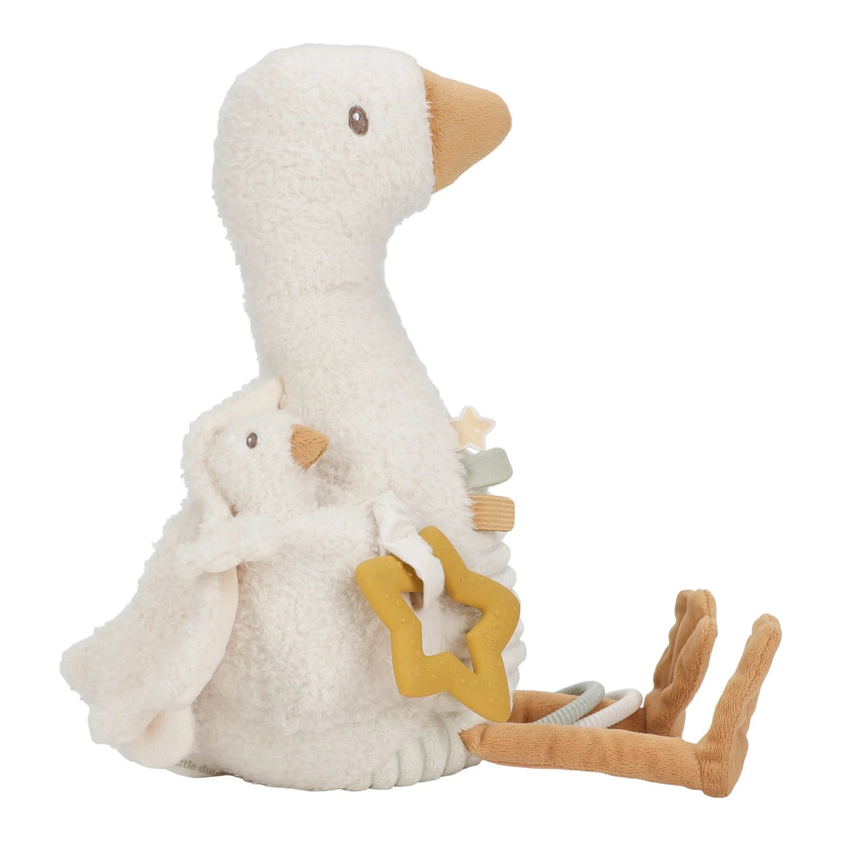 Little Dutch: Activiteitenknuffel Gans wit
