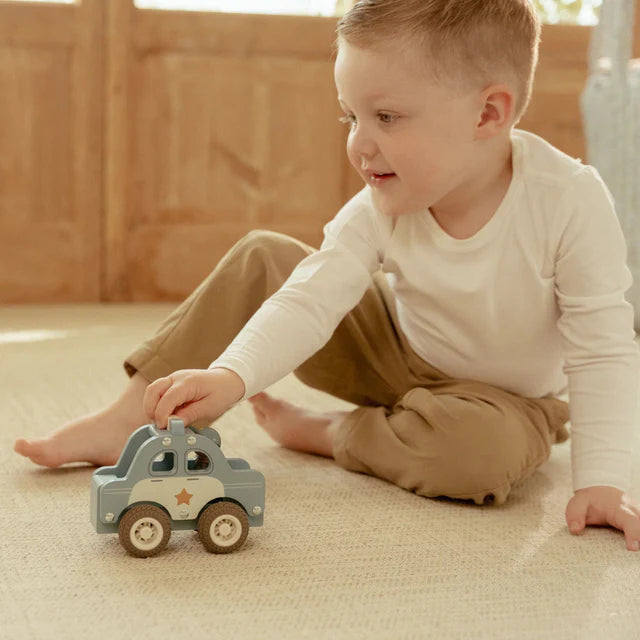 Little Dutch: houten politiewagen