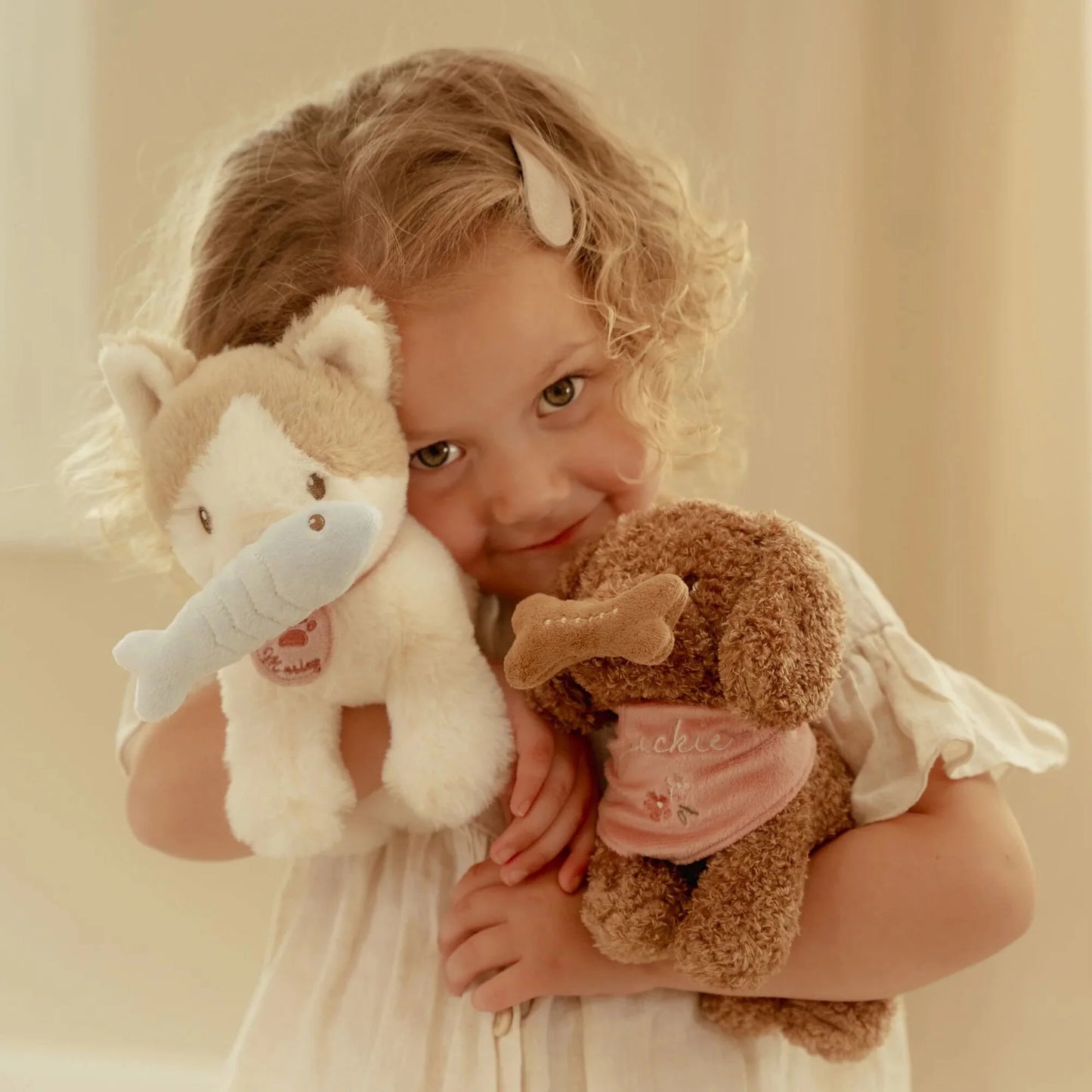 Little Dutch: knuffelkat in bloementas