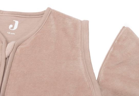 Jollein: Slaapzak Met afritsbare mouw 110cm Velvet roze