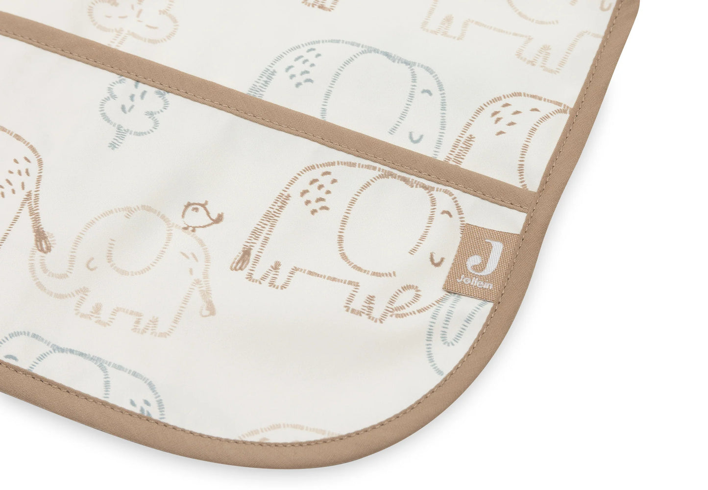 Jollein: Slab Waterproof met mouw - Elephant Tales
