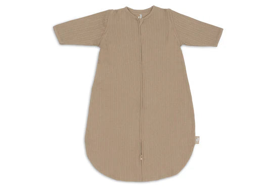 Jollein: Zomerslaapzak Met afritsbare mouw 110cm ajour biscuut
