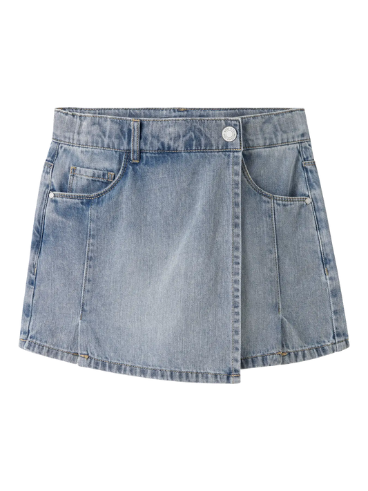 Name it: Jade :Skort medium blue denim