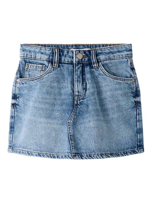 Name it: Lilly: Skort medium blue denim