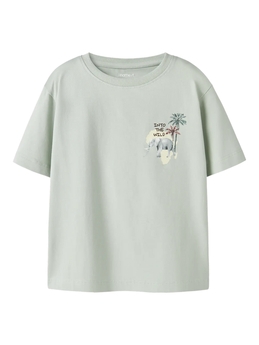 Name it: Shirt olifant met rugrint