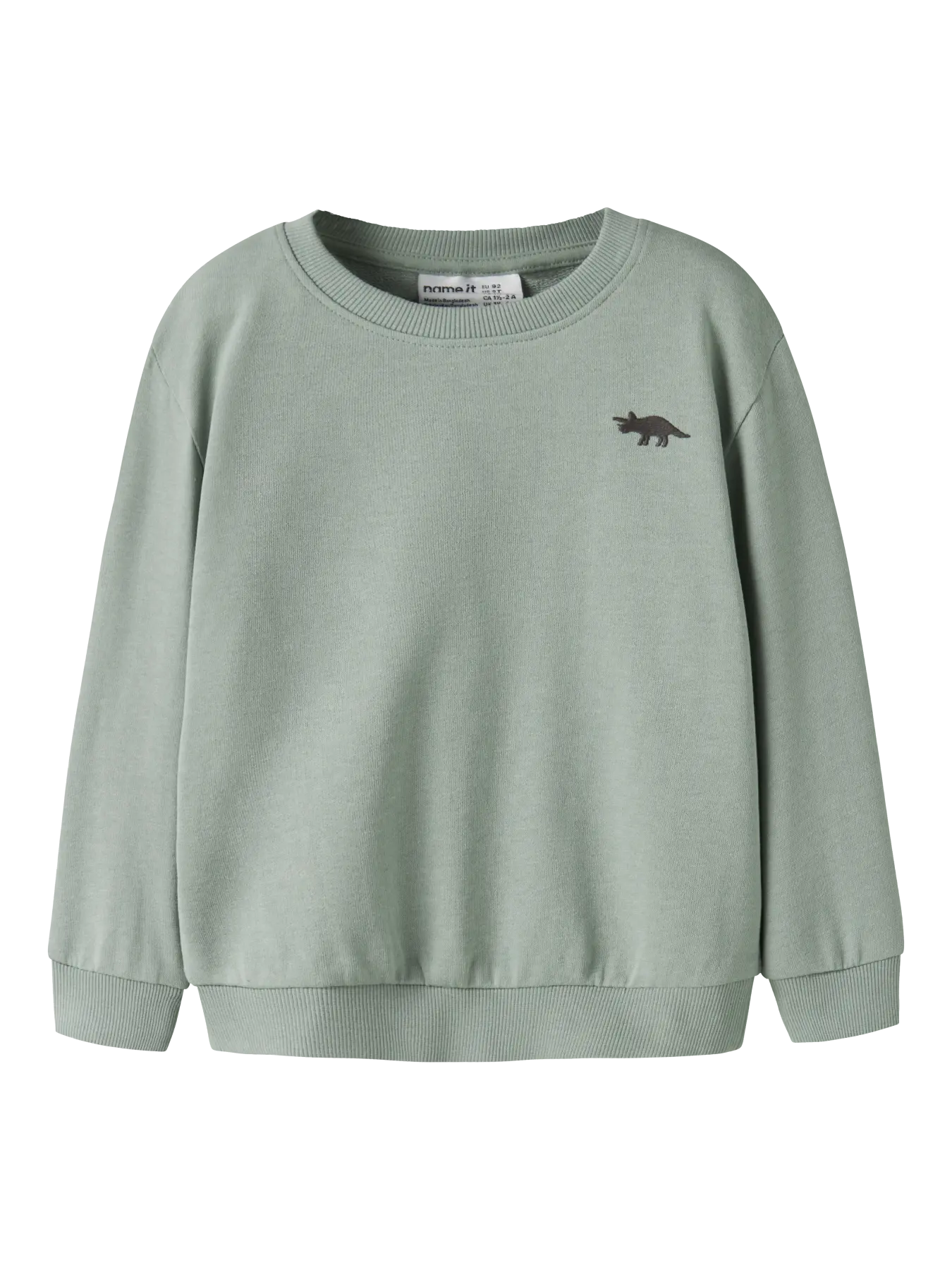 Name it: sweater green dino