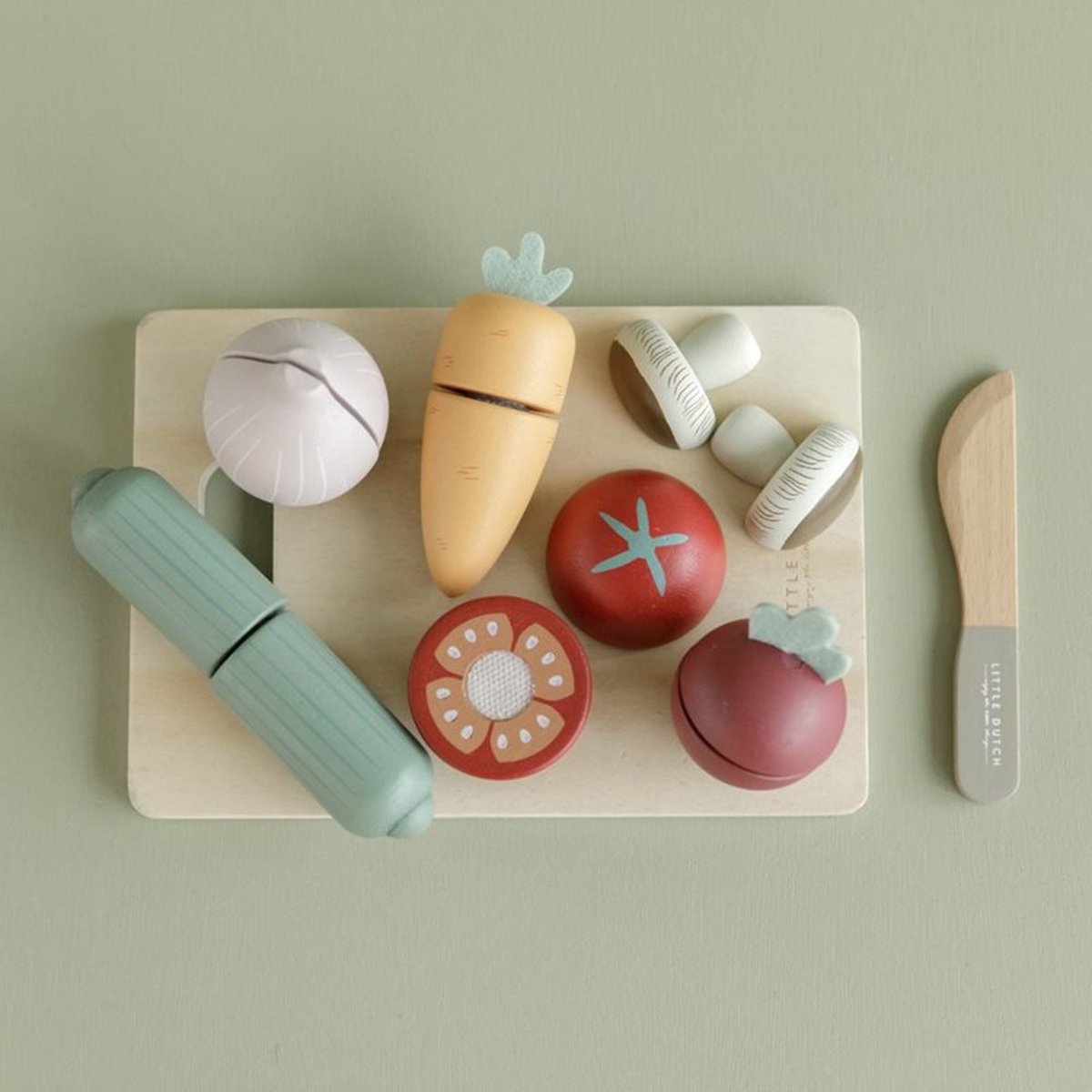 Little Dutch: houten snijset groenten