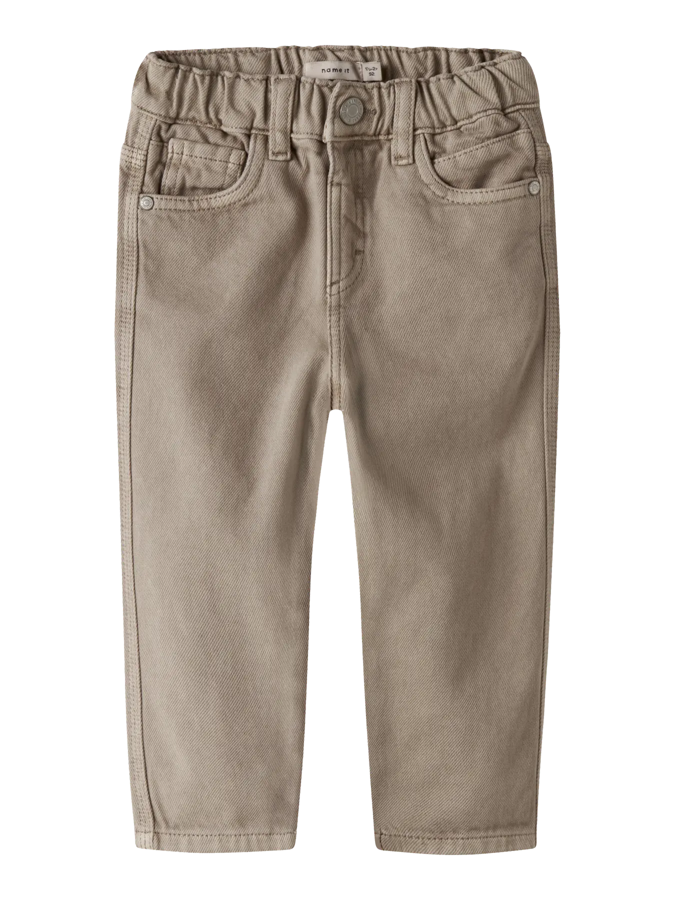 Name it: JESSE: Tapered pants beige