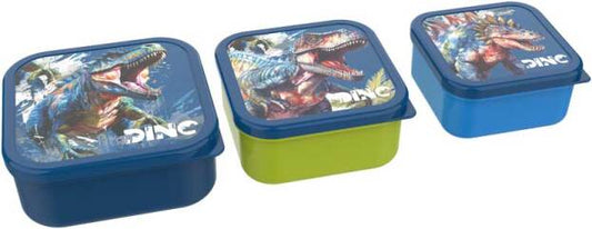 Lunch Buddies: Snackboxset t-rex blauw
