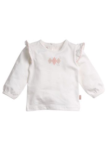 Bess: shirt ruffles off white