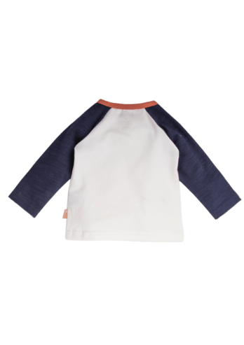 Bess:shirt colorblock offwhite