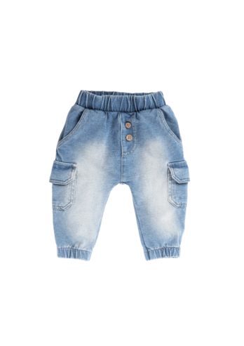 Bess:Cargo pants denim