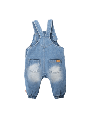 Bess:Salopette denim embrodery