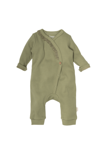 Bess:suit ruffles olive