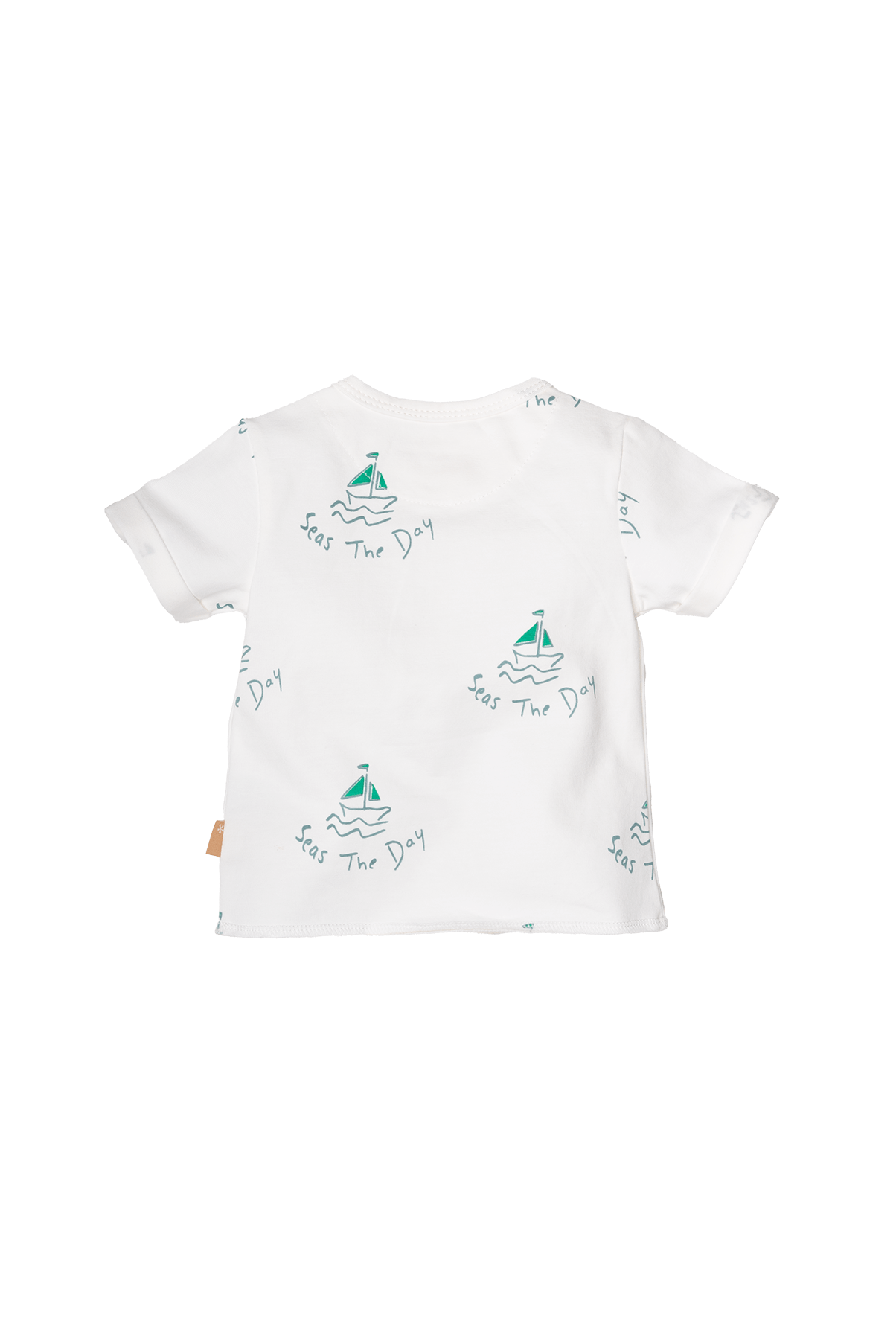 Bess: shirt offwhite "Seas the day"