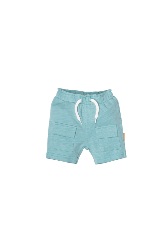 Bess: shorts pocket aqua