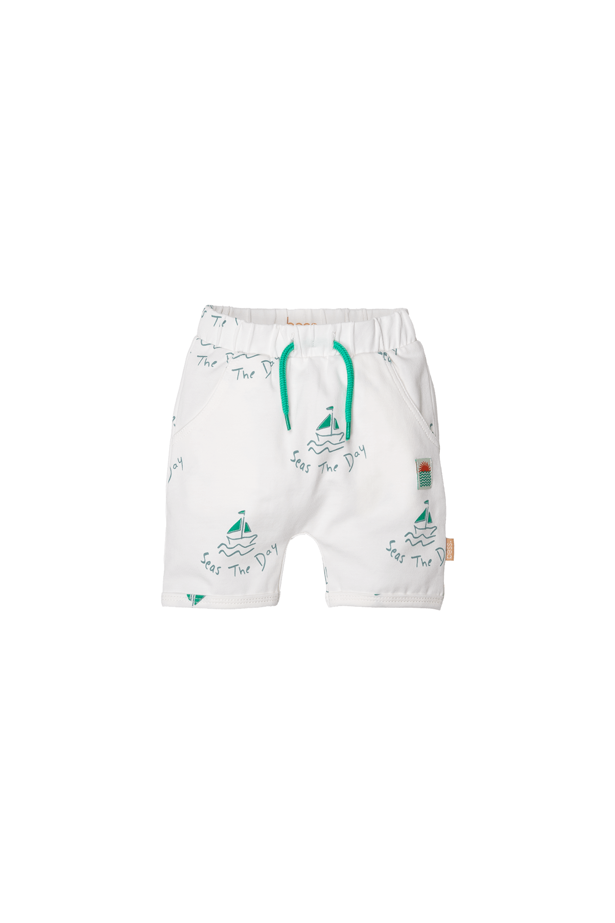 Bess: short offwhite "seas the day"