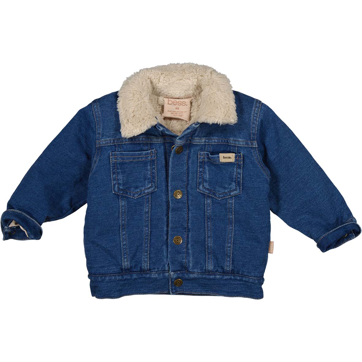 Bess:Jacket jogdenim stone wash