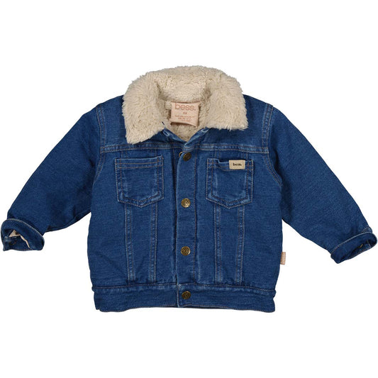 Bess:Jacket jogdenim stone wash