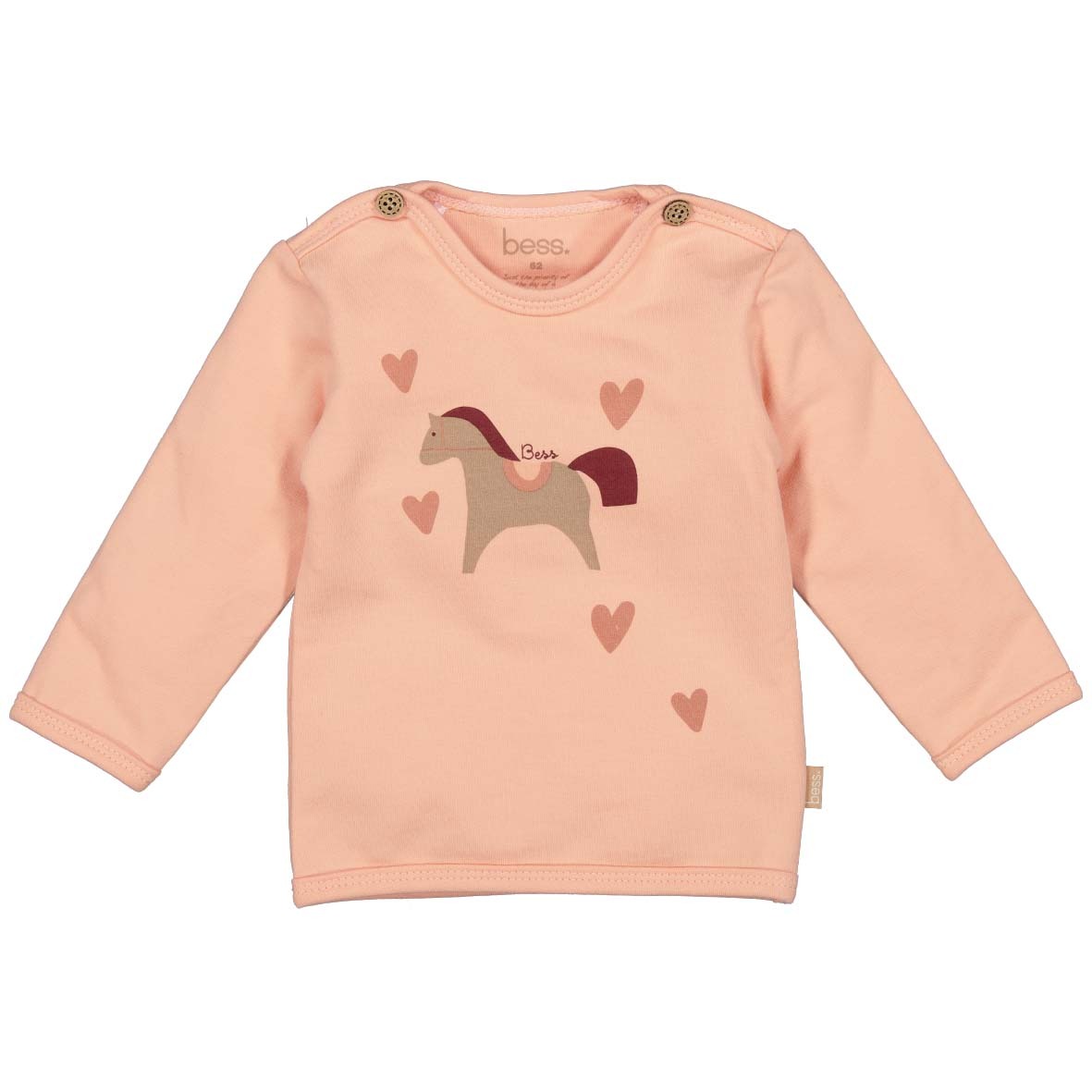 Bess: LS pony hearts powder pink
