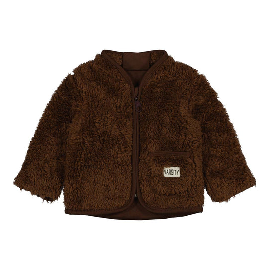 Bess:Jacket teddy walnut