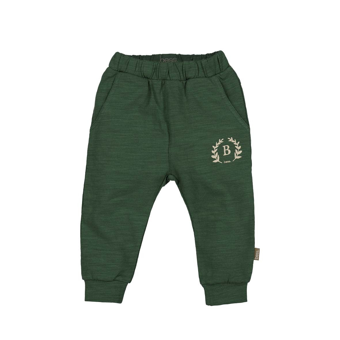 Bess: pants green "B"