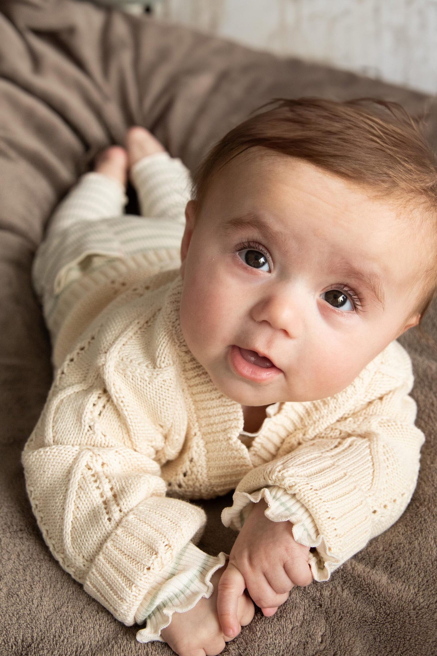 Bess: cardigan knit offwhite