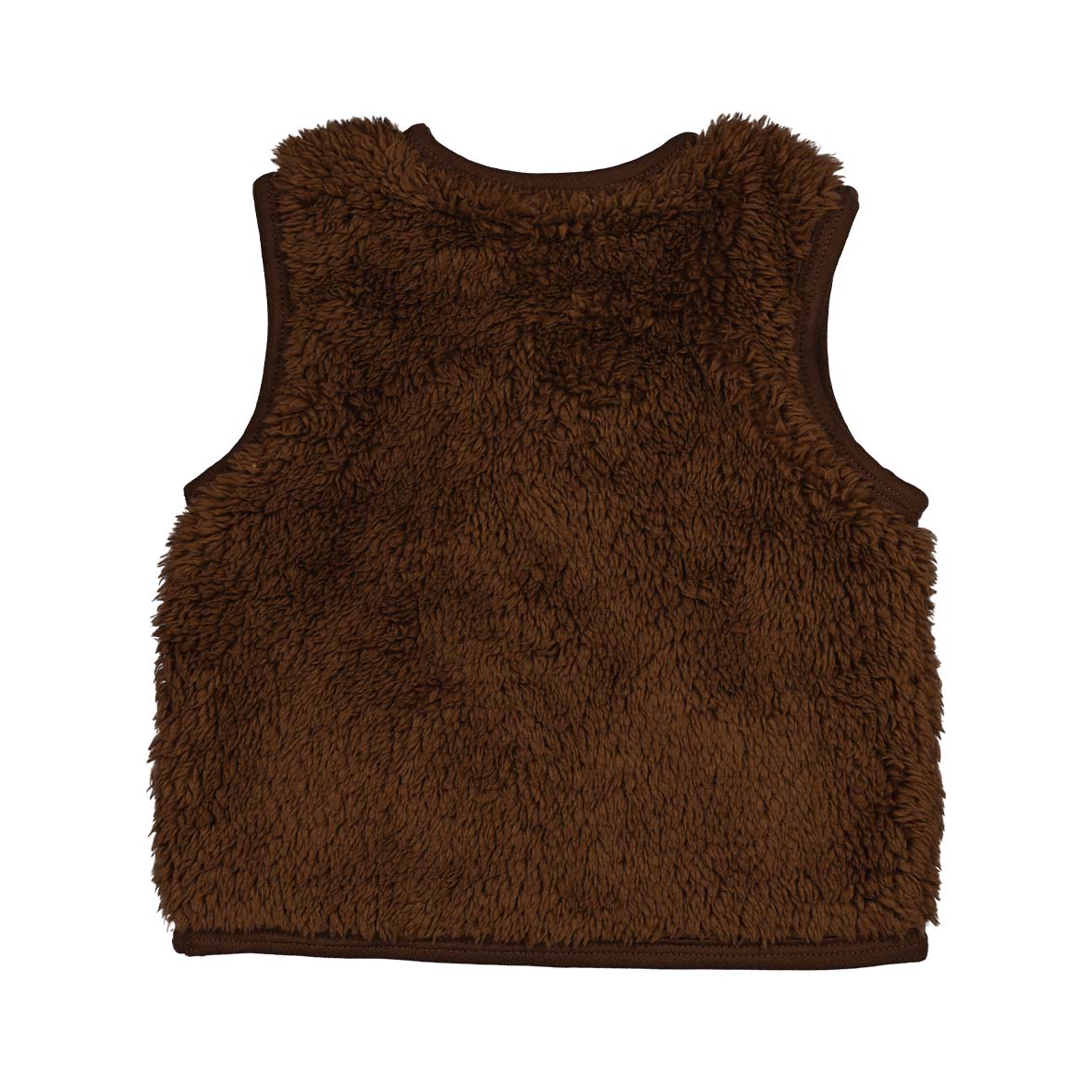 Bess: bodywarmer teddy walnut