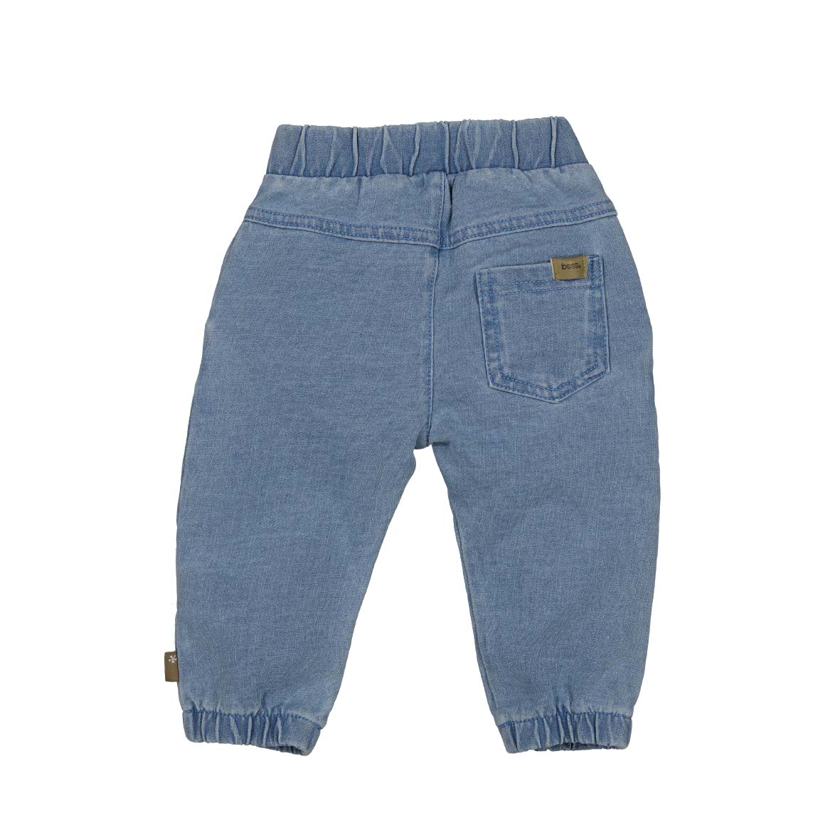 Bess:pants jogdenim embroidery