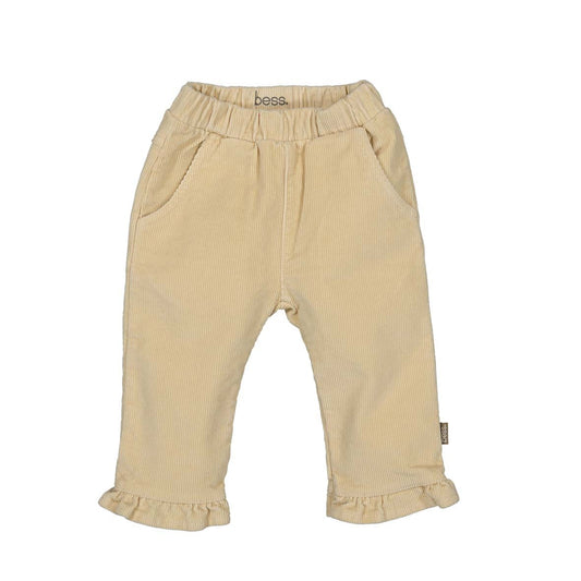 Bess:pants rib ruffle
