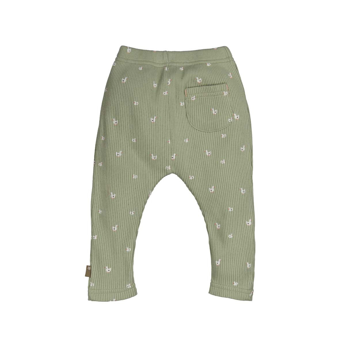 Bess:legging green goose