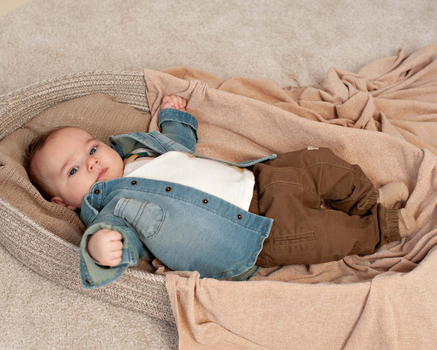 Bess: zacht hemd jogdenim