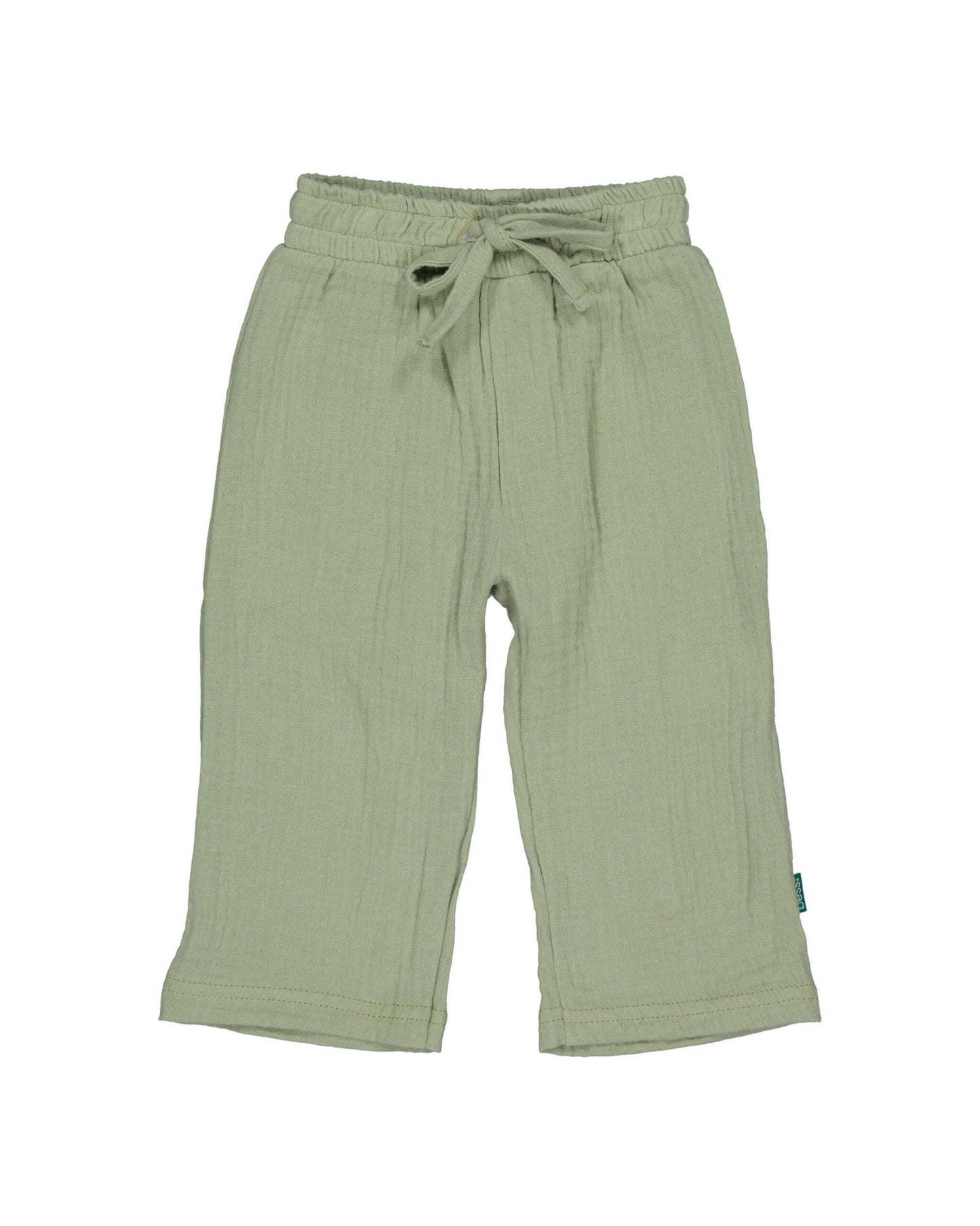 Bess: Pants Wide Leg Muslin teal