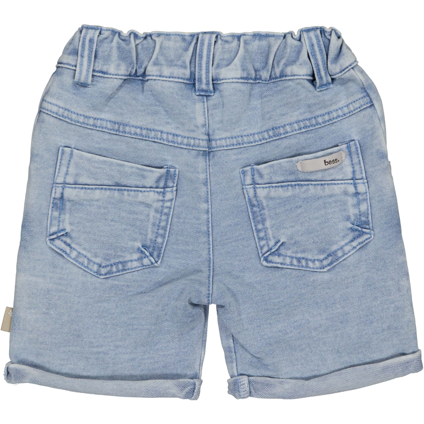 Bess: Short jogdenim light wash