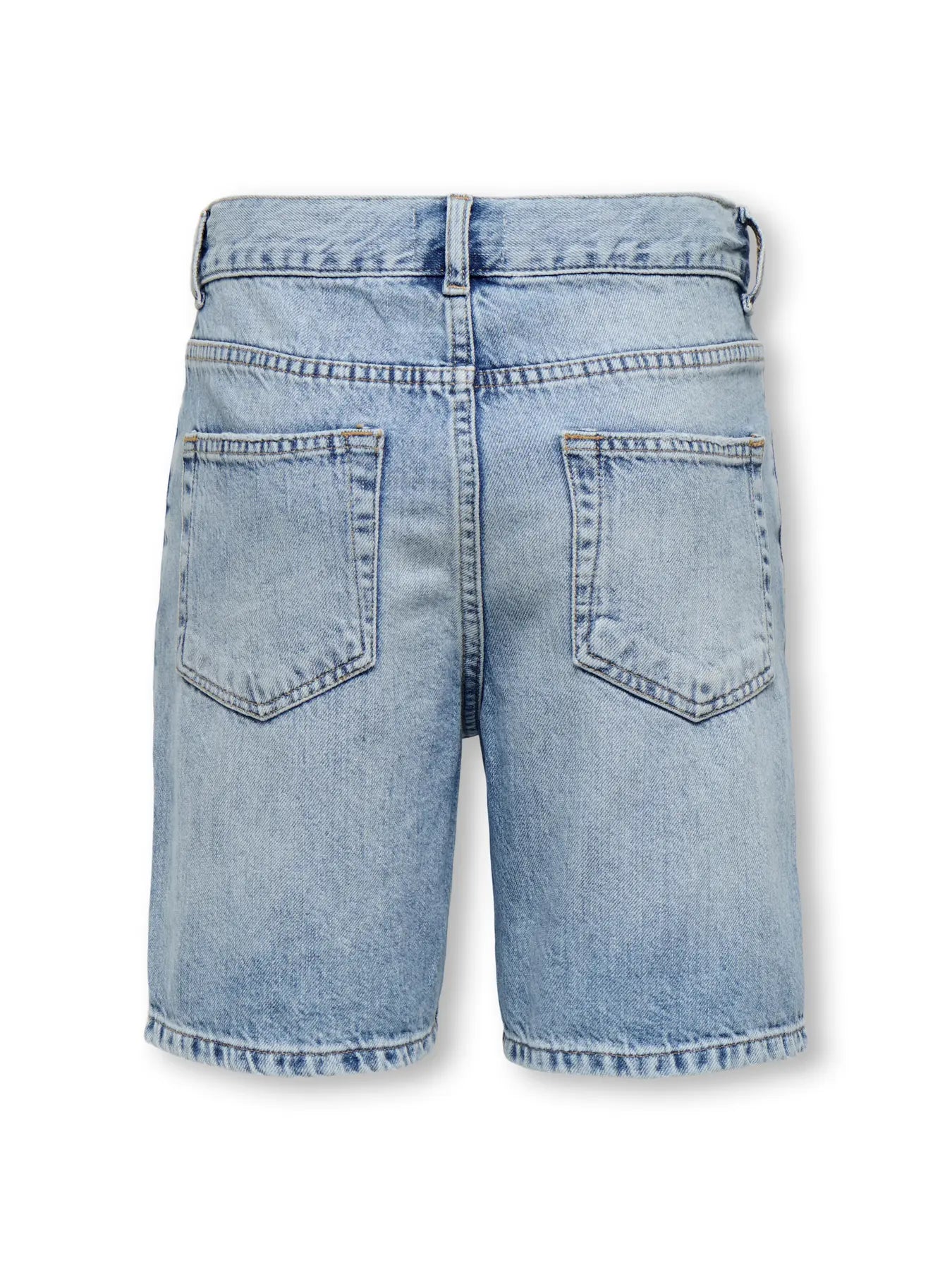 Only & Sons: baggy short:Light Blue Denim