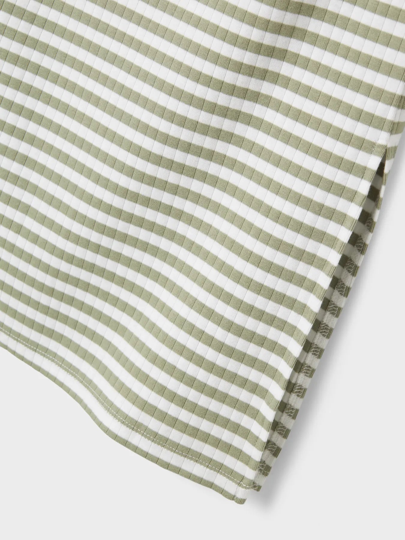 Name it: Maxi dress stripes green/ white