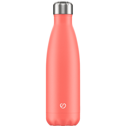 Slokky: stainless steel drinkbus pastel coral