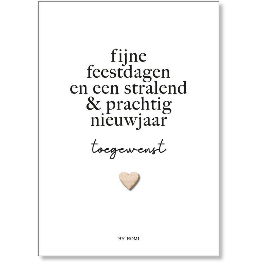 By Romi: Fijne feestdagen en een stralend nieuwjaar