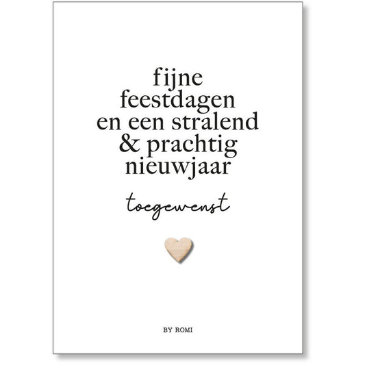 By Romi: Fijne feestdagen en een stralend nieuwjaar