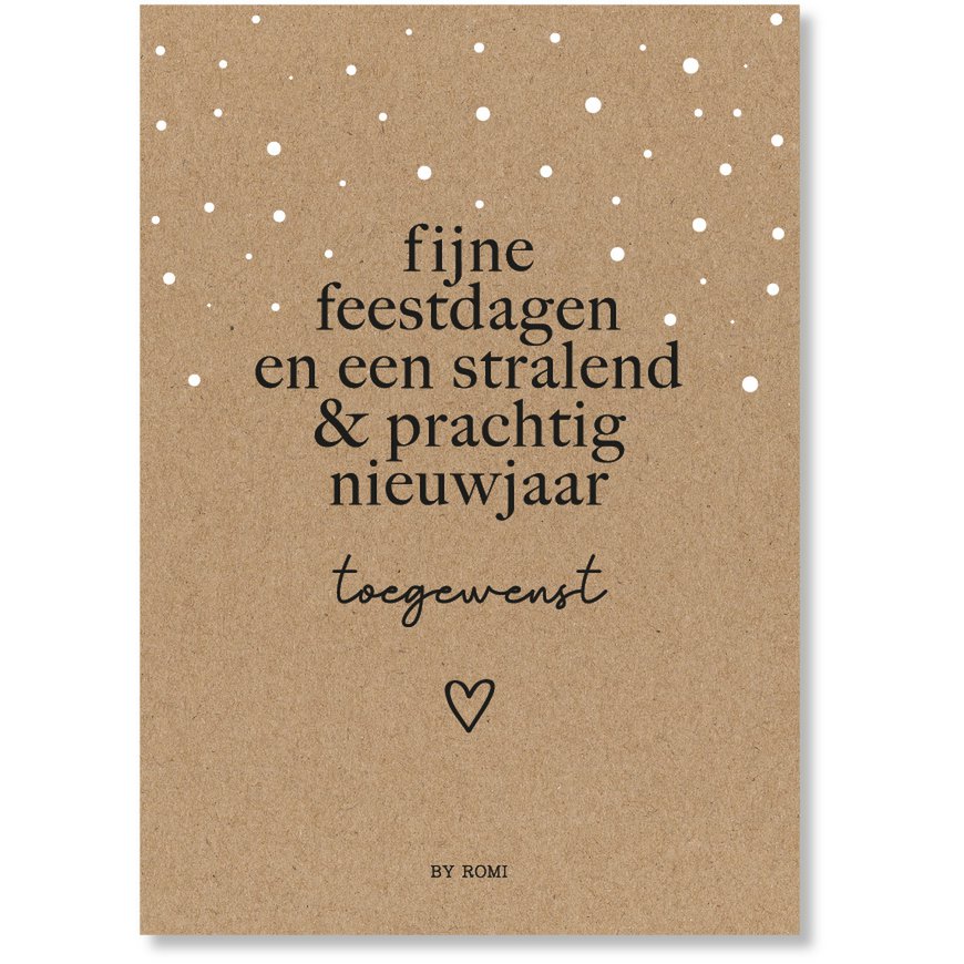 By Romi: Fijne feestdagen