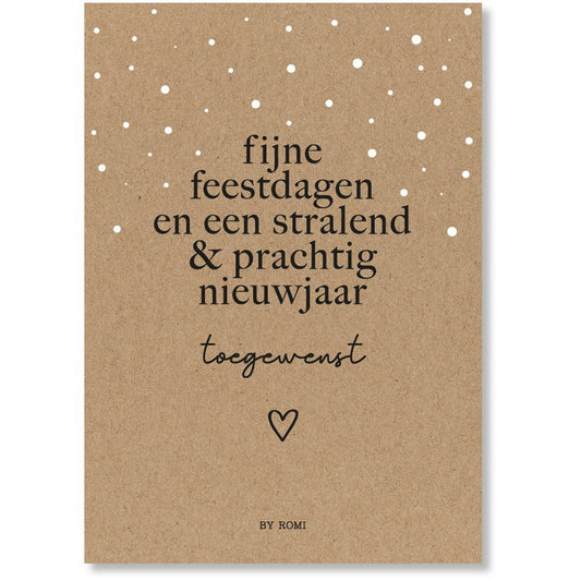 By Romi: Fijne feestdagen