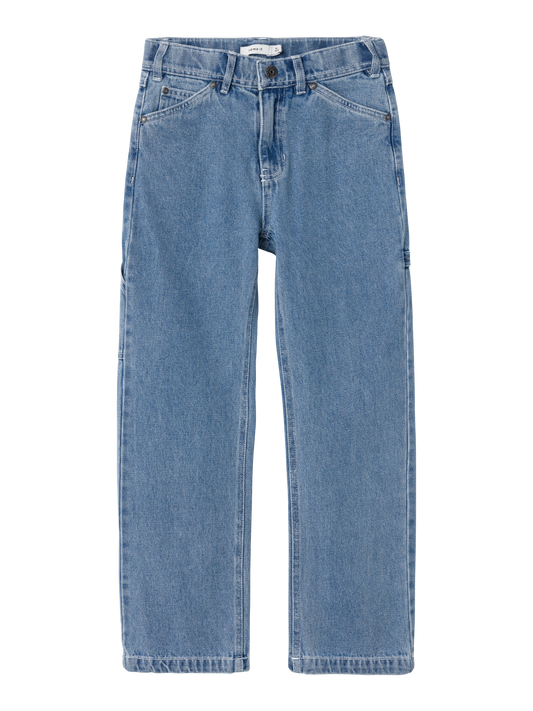 Name it:STIJN: jeans straight skate: medium blue denim