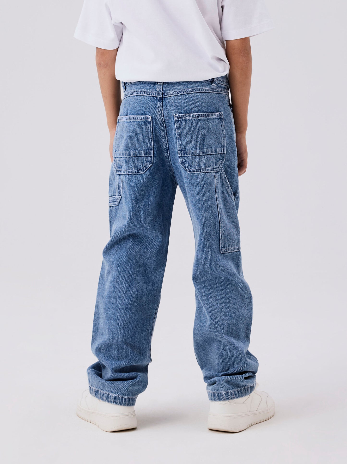 Name it:STIJN: jeans straight skate: medium blue denim